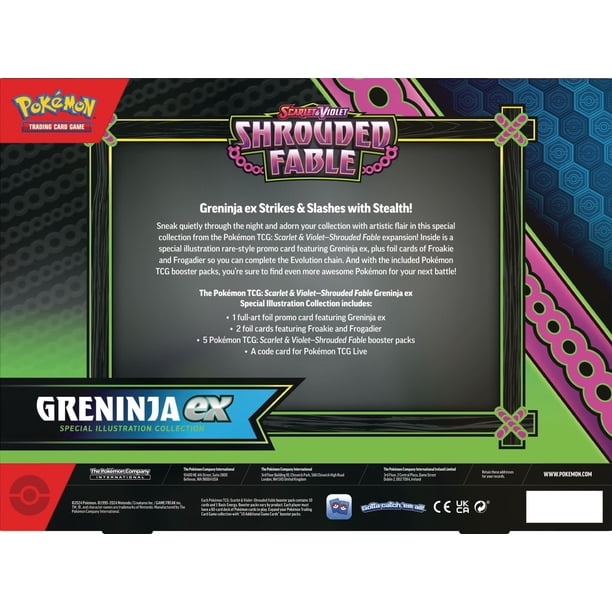 Scarlet & Violet—Shrouded Fable Greninja ex Special Illustration