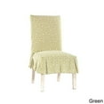 thumbnail image 2 of Classic Slipcovers Roman Key Short Pleated Dining Chair Slipcover Red, 2 of 7