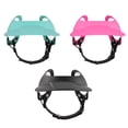 thumbnail image 3 of UV-Protected Ear-Exposed Sun Hat for Small Dogs - Breathable Outdoor Pet Accessory with Wide Brim, Chin Strap & Stretchable Fabric, Washable Quick-Dry Design, Fixed 37cm Head Circumference (Black), 3 of 7