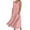 Pink, variant on TXGREN plus size summer dresses Women Casual Solid Dress Round V Neck Sleeveless Pocket Dress Splice Loose Dress plus size dresses for curvy women Pink 4XL