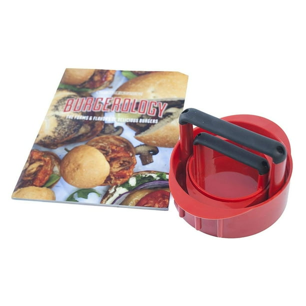 Charcoal Companion 3in1 Burger Press & Recipe Book Set