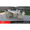thumbnail image 1 of Fairmont Table à Manger Patio Rectangulaire 4 Fauteuils Sans Bras 2 Fauteuils, 1 of 2