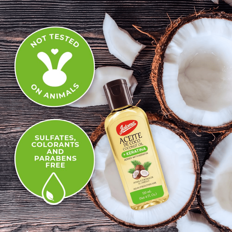 Jaloma Coconut Oil For Hydration Of All Skin And Hair Types, 4 fl oz