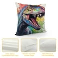 thumbnail image 4 of Nawypu  Tyrannosaurus Rex Pillow Covers  Square Pillow Cushion Cases, Modern Decorative Pillow Covers for Couch Sofa Bedroom Car, 4 of 5