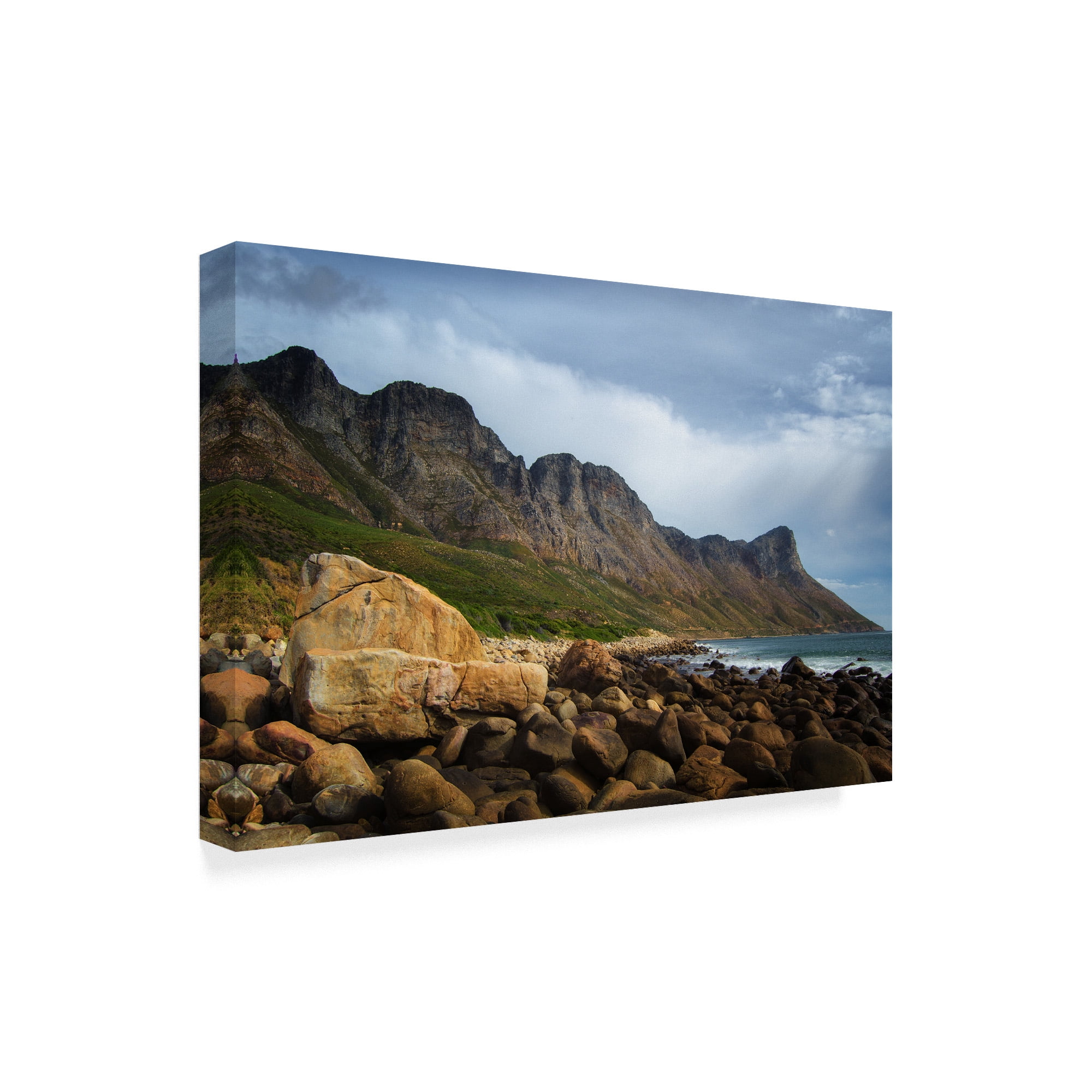 Trademark Fine Art 'Coastal Mountains' Canvas Art by Pixie Pics