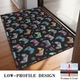 thumbnail image 3 of Colorful Controllers Games Icons Black Pattern Door Rugs,Washable Non Slip Door Mats Indoor,Decorative Door Mats,Entry Mat Indoor for Entrance,Bedroom,Kitchen,Bathroom,20"x32", 3 of 6