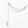 thumbnail image 1 of 1 Pce Boucles d'Oreilles Chaîne Feuille Style Punk pour Femme Jeune Cadeau Fête des Mères, 1 of 7