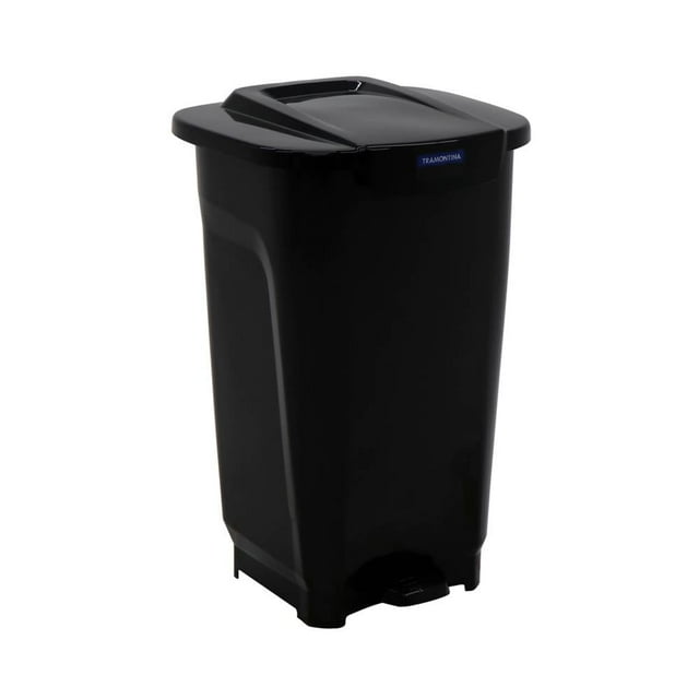 Bote de Basura Tramontina T-force Pedal 50 Litros Negro