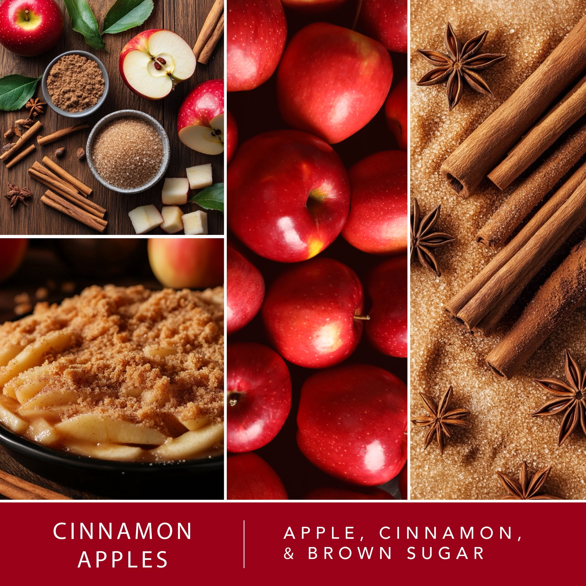 (2 pack) Cinnamon Apples Scented Wax Melts, ScentSationals, 2.5 oz (1 Pack)