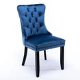 thumbnail image 3 of Velvet Upholstery, Steel Spring Inner | In Dining Rooms, Delivers a Cozy and Stylish Seating Experience, 3 of 6