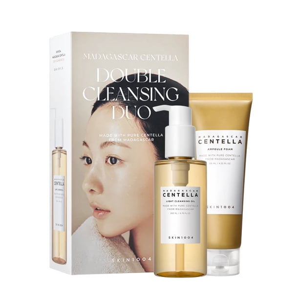 Set de Aceite Limpiador y Espuma Limpiadora Madagascar Centella Double Cleansing Duo Set