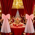 thumbnail image 6 of chaungfeng Bow Curtains Tiebacks, Sweet Bow Curtain Holdbacks Buckles Bowknot Curtains Ties for Home Bedroom Offices Dining Rooms Wedding Party Decoration (Pink), 6 of 6