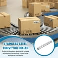thumbnail image 6 of Stainless Steel Conveyor Roller 2" Diameter 16" Length Gravity Transmission Replacement Part (Silver), 6 of 7