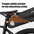 thumbnail image 2 of Bolsa de ciclismo plegable 10L Bolsa trasera trasera de gran capacidad para bicicleta de montaña / bicicleta de carretera, 2 of 8
