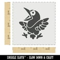 thumbnail image 2 of Shocked and Surprised Little Bird Crow Raven DIY Cookie Wall Craft Stencil - 3.5 Inch, 2 of 5