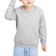 thumbnail image 5 of WIBACKER 2-10T Kid Girls Boys Cotton Solid Color Long Sleeve Basic Crewneck Sweatshirt Tops, 5 of 6
