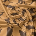 thumbnail image 7 of Ambesonne Kangaroo Valance & Curtain, Dichromed Animal Pattern, 55"x45", Chocolate and Amber, 7 of 7