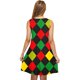 thumbnail image 5 of Vestido Casual de las Mujeres sin Mangas en Gradiente Cuello de Tripulación, Vestido Ligero de Primavera Y Verano de Poliéster, 5 of 6
