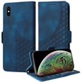 thumbnail image 1 of Funda GANGXUN para iPhone Xs Max con diseño acolchado elegante, cuero PU, protección total y ajuste preciso, 1 of 5