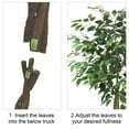 thumbnail image 6 of Artificial Banyan Trees, Simulated Banyan Tree, Fake Tree with Silk Realistic Leaves and Lifelike Trunk, Artificial Plants Faux Ficus Tree with Pot for Indoor Outdoor Home Office Living Room Decor, 6 of 9