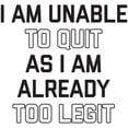 thumbnail image 3 of CafePress - Too Legit To Quit - 15 oz Ceramic Large White Novelty Mug, 3 of 6