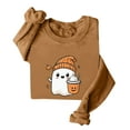 thumbnail image 1 of Chandail en Molleton Gothique pour Femmes Tunique Ample en Polaire Ultra Douce Texturée Manches Longues Hauts Ultra Chauds Chemises Texturées Automne Hiver Vêtements de Vacances, 1 of 3