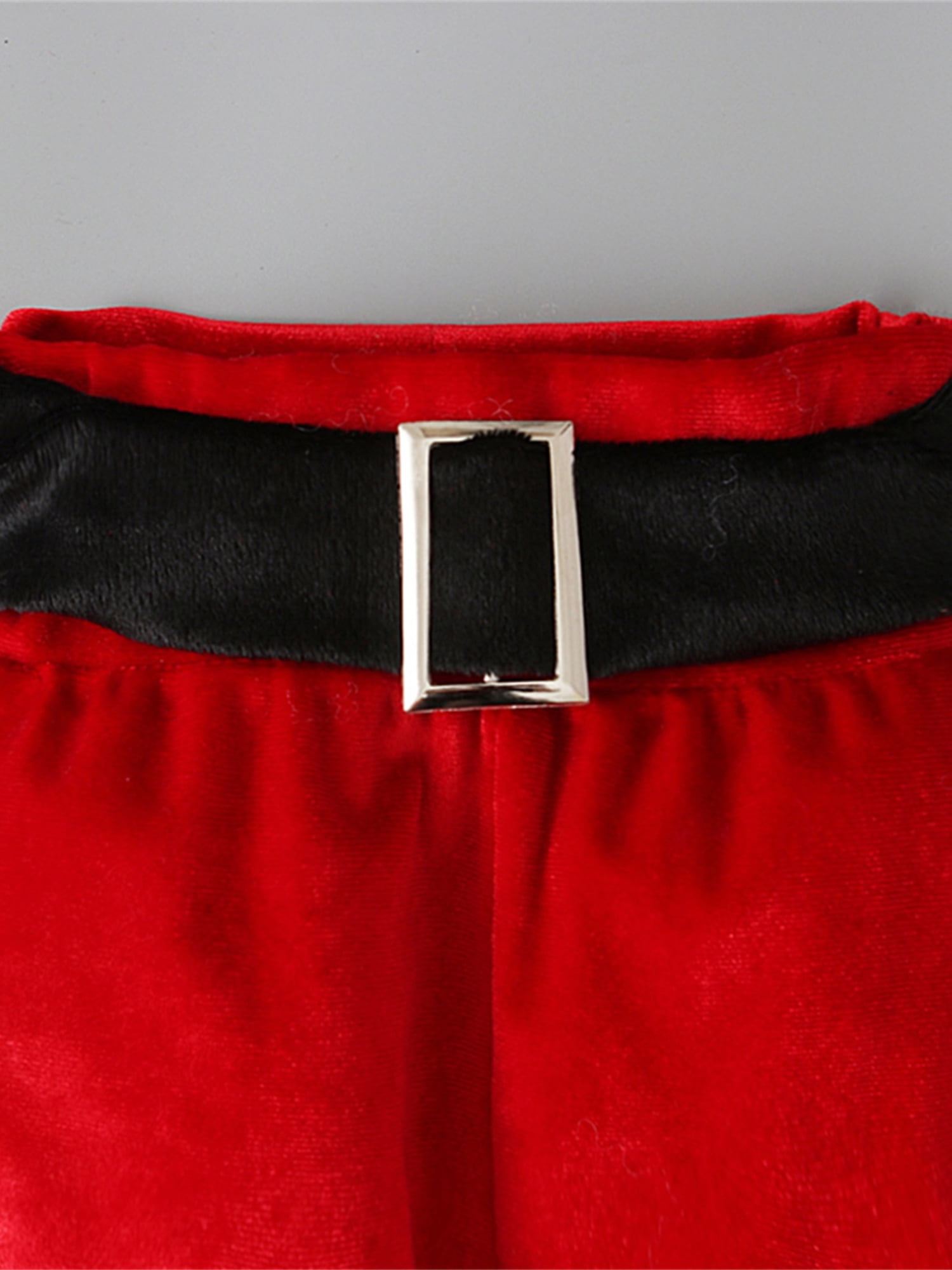Bagilaanoe 3Pcs Little Girl Christmas Outfits Letter/ Santa Print Long Sleeve Pullover Tops + Flared Trousers + Hat 1T 2T 3T 4T 5T 6T 7T Kids Fall Velvet Long Pants Set