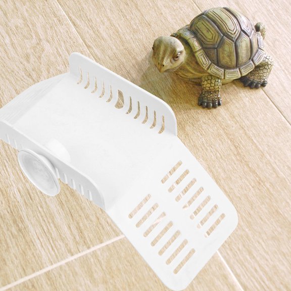 ETEREAUTY 1Pc Turtle Basking Platform White Plastic Floating Dock for Tortoise Aquarium Use
