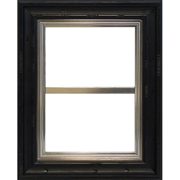 Mainstays Two Opening 4x6 Wide Black Picture Frame