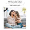 thumbnail image 4 of X3 Camera 0.3MP 640x480P 400mAh HD WiFi Round Camera Self-Adhesive Base Install At Will Record While Charging Camera,B, 4 of 5