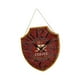 thumbnail image 5 of Reloj de pared de madera con números arábigos para decoración Rojo, 5 of 9