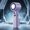 Purple, variant on Zeiwohndc High Speed Handheld Fan with Digital Display for Outdoor, Office, Makeup