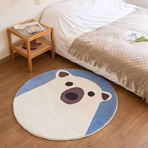 Fennco Styles Kids Cartoon White Panda Shag Area Rug 32 Round Animal Design Soft Non Slip Fleece Play Mat For Boys Girls Bedroom Decor Kids Playroom Living Room Nursery Decor Walmart Com