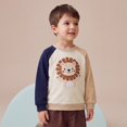 thumbnail image 2 of Likimi Child Toddler Girls Sweatshirts Cartoon Print Crew Neck Sweatshirt For Girls Long Sleeve Everyday Wear Soft Pullover Size 2-3 Years, 2 of 6