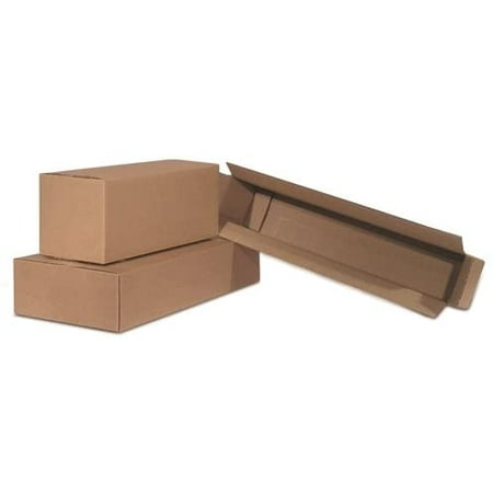 The Packaging Wholesalers 10x4x4-Inch Shipping Boxes, 25-Count