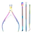 thumbnail image 1 of Cuticle Trimmer with Cuticle Pusher, Cuticle Remover Cutter Nipper Scissor, Durable Dead Skin Clipper Manicure Pedicure Tools, 1 of 6