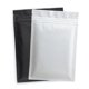 thumbnail image 2 of Bolsas Ziplock de boca plana de plástico sellables con calor, de color blanco y negro mate, a prueba de olores, de aluminio y Mylar, 50 unidades, 2 of 5