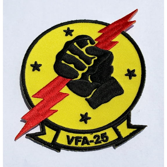 VFA-25 Fist of the Fleet Patch  – Sew On, 4"