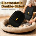 thumbnail image 2 of Pet Hair Remover, Hair Removal Glove, Electrostatic Double-Sided Reusable Washable Cats Dogs Magic Brush Pet Hair Remover Glove, for Couch, Clothing, Carpet, 2 of 7