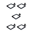thumbnail image 3 of paramount Distributeur de Nourriture pour Poissons Forme Carrée Dispositif de Filtration Pratique Opération Pratique Maille à Déchets Plusieurs Tailles Distributeurs de Pêche Noir 10*10cm 5Ensemble, 3 of 6