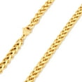 thumbnail image 4 of Invicta Jewelry Men's Spiga Wheat Chain Gold Plated Steel Necklace (8mm) - 24", 4 of 8