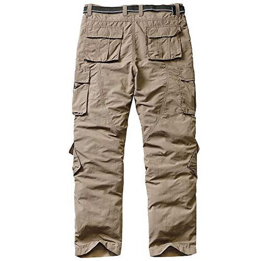 linlon Hiking Pants for Men, Outdoor Lightweight Quick Dry Fishing