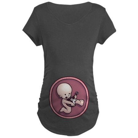 

CafePress - Already Rockin Maternity Dark T Shirt - Maternity Dark T-Shirt