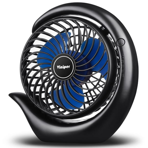 Ventilador portátil recargable Viniper de 3 velocidades, de 8 a 24 horas, funciona