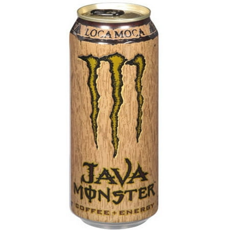 (2 Cans) Monster Energy Java Coffee, Loca Moca, 15 Fl