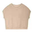 thumbnail image 2 of Womens Y2K Crochet Fishnet Long Sleeve Top Off the Shoulder Jumper Going Out Oversized Knitted Sweater Cover Up Lightweight Baggy Hollow Out Pullover Tops Knitwear, 2 of 6