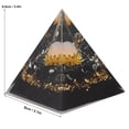 thumbnail image 5 of BIMZUC Orgone Pyramid Crystal Chakra Energy Generator Pink Crystal Sphere Resin Healing Stone Craft for Home Living Room Bedroom Office Desk Decor Promotes Psychological Growth 3.15 inches / 8 cm, 5 of 9
