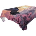 thumbnail image 5 of Ryvnso Bird and Cherry Flower Rectangle Table Cloth Tablecover Dinning Tablecloth 54"x72", 5 of 8