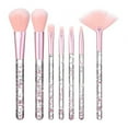 thumbnail image 3 of 7 Pcs Shiny Crystal Glitter Acrylic Handle Nylon Hair Makeup Tool, 3 of 3