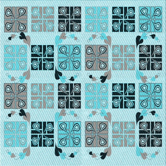 Ahgly Company Machine Washable Indoor Square Transitional Green Area Rugs, 4' Square